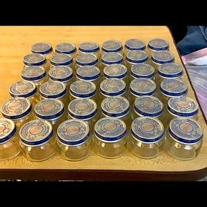 Empty baby food jars